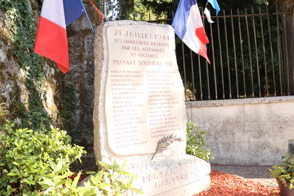 82e anniversaire du Martyre de Dortan